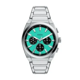 Reloj cronógrafo Everett de acero inoxidable