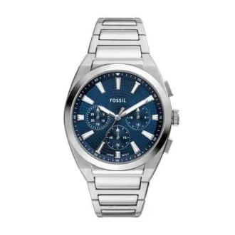 Reloj cronógrafo Everett de acero inoxidable