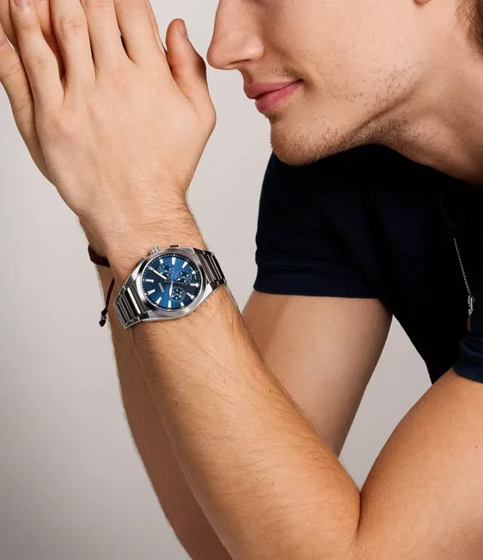 Reloj cronógrafo Everett de acero inoxidable Reloj cronógrafo Everett de acero inoxidable