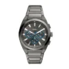 Reloj cronógrafo Everett de acero inoxidable ahumado