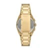 Reloj cronógrafo Everett de acero inoxidable dorado Reloj cronógrafo Everett de acero inoxidable dorado