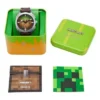Reloj cronógrafo Grass Block de edición limitada Minecraft x Fossil