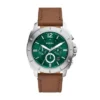Reloj cronógrafo Privateer con correa de cuero marrón Reloj cronógrafo Privateer con correa de cuero marrón