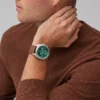 Reloj cronógrafo Privateer con correa de cuero marrón Reloj cronógrafo Privateer con correa de cuero marrón