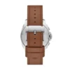 Reloj cronógrafo Privateer con correa de cuero marrón Reloj cronógrafo Privateer con correa de cuero marrón