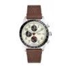 Reloj cronógrafo Sport Tourer de cuero marrón
