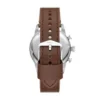 Reloj cronógrafo Sport Tourer de cuero marrón