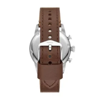 Reloj cronógrafo Sport Tourer de cuero marrón