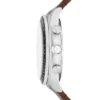 Reloj cronógrafo Sport Tourer de cuero marrón