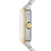 Reloj Crosby de acero inoxidable bicolor con tres agujas y fecha