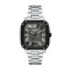 Reloj Crosby de acero inoxidable con tres agujas y fecha