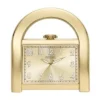 Reloj de escritorio Harwell de tres agujas en tono dorado
