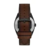 Reloj Everett automático de cuero LiteHide™ marrón oscuro Reloj Everett automático de cuero LiteHide™ marrón oscuro