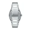 Reloj Everett de acero inoxidable con tres agujas y fecha