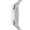 Reloj Everett de acero inoxidable con tres agujas y fecha