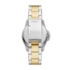 Reloj Fossil Blue Dive de acero inoxidable bicolor con tres agujas y fecha