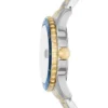 Reloj Fossil Blue Dive de acero inoxidable bicolor con tres agujas y fecha