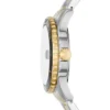 Reloj Fossil Blue Dive de acero inoxidable bicolor con tres agujas y fecha