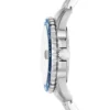 Reloj Fossil Blue Dive de acero inoxidable con tres agujas y fecha