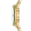 Reloj Fossil Blue Dive de tres agujas con fecha, acero inoxidable dorado