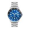 Reloj Fossil Blue GMT de acero inoxidable