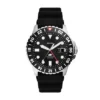 Reloj Fossil Blue GMT de silicona negra