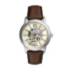 Reloj Fossil Heritage automático con correa de cuero marrón Reloj Fossil Heritage automático con correa de cuero marrón