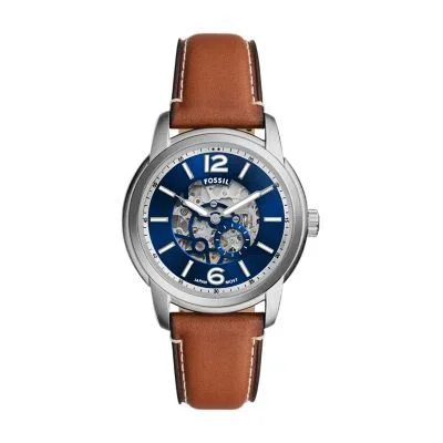 Reloj Fossil Heritage automático con correa de cuero marrón Reloj Fossil Heritage automático con correa de cuero marrón