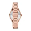 Reloj Gilmore de acero inoxidable en tono oro rosa con tres agujas y fecha Reloj Gilmore de acero inoxidable en tono oro rosa con tres agujas y fecha