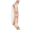 Reloj Gilmore de acero inoxidable en tono oro rosa con tres agujas y fecha Reloj Gilmore de acero inoxidable en tono oro rosa con tres agujas y fecha