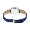 Reloj Gilmore de tres agujas con correa de cuero azul marino Reloj Gilmore de tres agujas con correa de cuero azul marino