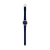 Reloj Gilmore de tres agujas con correa de cuero azul marino Reloj Gilmore de tres agujas con correa de cuero azul marino