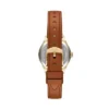 Reloj Gilmore de tres agujas con correa de cuero marrón Reloj Gilmore de tres agujas con correa de cuero marrón