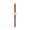Reloj Gilmore de tres agujas con correa de cuero marrón Reloj Gilmore de tres agujas con correa de cuero marrón