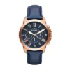 Reloj Grant Chronograph Navy Leather Reloj Grant Chronograph Navy Leather