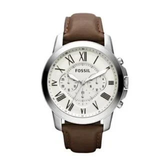 Reloj Grant Cronógrafo de cuero marrón