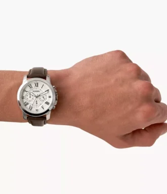 Reloj Grant Cronógrafo de cuero marrón