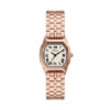 Reloj Harlow de acero inoxidable tono oro rosa con tres agujas Reloj Harlow de acero inoxidable tono oro rosa con tres agujas