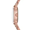 Reloj Harlow de acero inoxidable tono oro rosa con tres agujas Reloj Harlow de acero inoxidable tono oro rosa con tres agujas