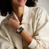 Reloj Harlow de tres agujas con correa de cuero negro Reloj Harlow de tres agujas con correa de cuero negro