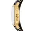 Reloj Harlow de tres agujas con correa de cuero negro Reloj Harlow de tres agujas con correa de cuero negro