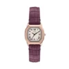 Reloj Harlow de tres agujas con correa de piel de cocodrilo burdeos Reloj Harlow de tres agujas con correa de piel de cocodrilo burdeos