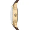 Reloj Harlow de tres agujas con correa de piel de cocodrilo marrón Reloj Harlow de tres agujas con correa de piel de cocodrilo marrón