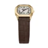 Reloj Harlow de tres agujas con correa de piel de cocodrilo marrón Reloj Harlow de tres agujas con correa de piel de cocodrilo marrón