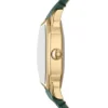 Reloj Harlow de tres agujas con correa de piel de cocodrilo verde Reloj Harlow de tres agujas con correa de piel de cocodrilo verde