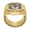 Reloj Harlow Reloj de acero inoxidable dorado con dos agujas Reloj Harlow Reloj de acero inoxidable dorado con dos agujas