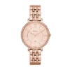 Reloj Jacqueline de acero inoxidable tono oro rosa con tres agujas Reloj Jacqueline de acero inoxidable tono oro rosa con tres agujas
