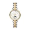 Reloj Jacqueline Sun Moon multifunción de acero inoxidable en dos tonos Reloj Jacqueline Sun Moon multifunción de acero inoxidable en dos tonos