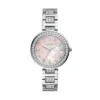 Reloj Karli de tres agujas en tono plateado Reloj Karli de tres agujas en tono plateado