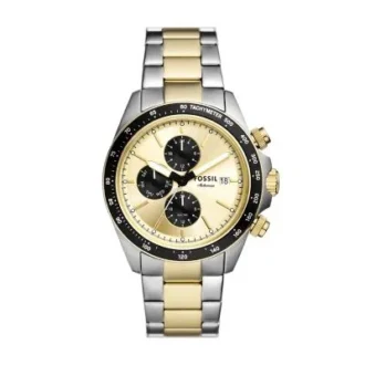 Reloj multifunción Autocross de acero inoxidable en dos tonos